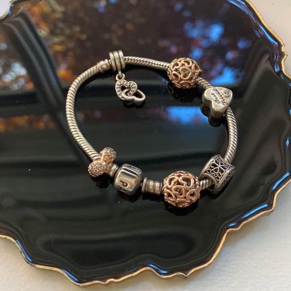 Silver PANDORA charm - Picture 4 of 5